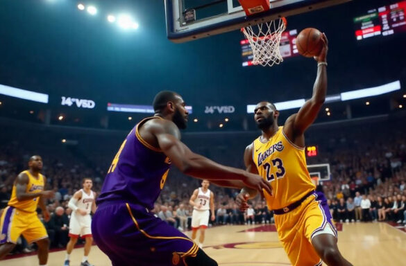 lakers vs cleveland cavaliers match player stats